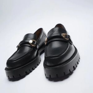 Zara Lug Sole Loafers